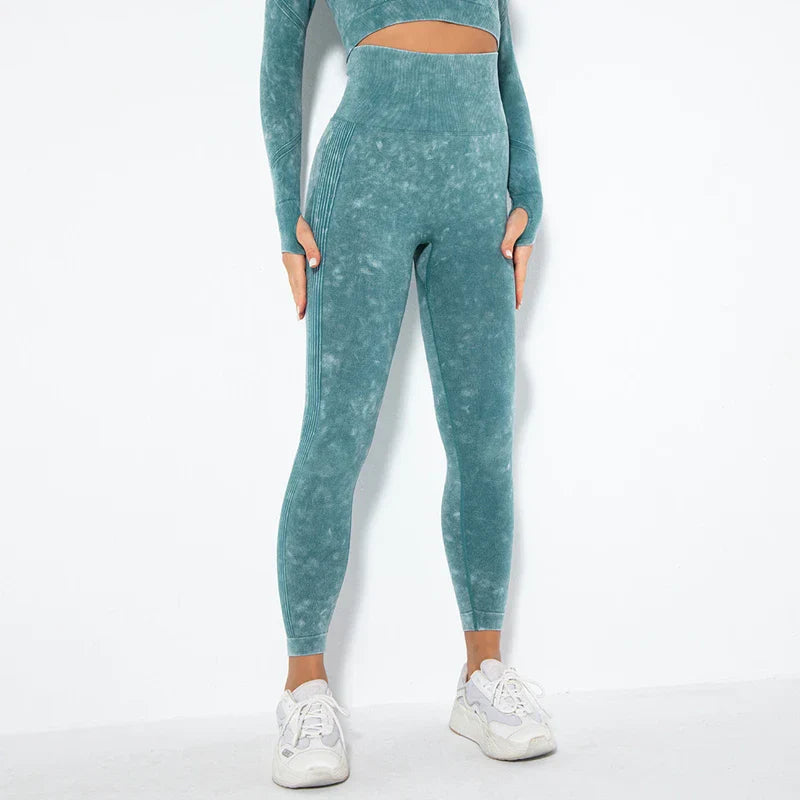 Seamless High Waist Gym Workout Belly Control Fitness Butt Lifting Sports Leggings