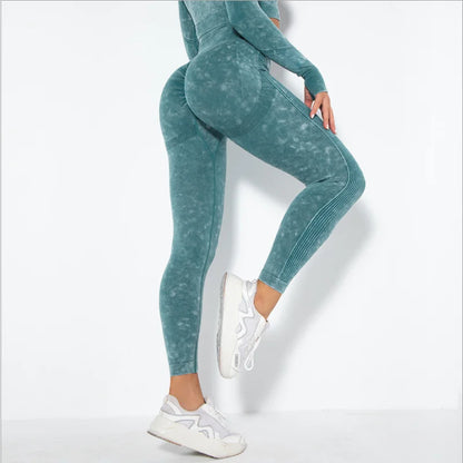 Seamless High Waist Gym Workout Belly Control Fitness Butt Lifting Sports Leggings