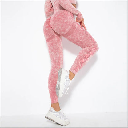 Seamless High Waist Gym Workout Belly Control Fitness Butt Lifting Sports Leggings