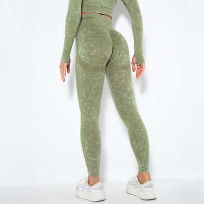 Seamless High Waist Gym Workout Belly Control Fitness Butt Lifting Sports Leggings