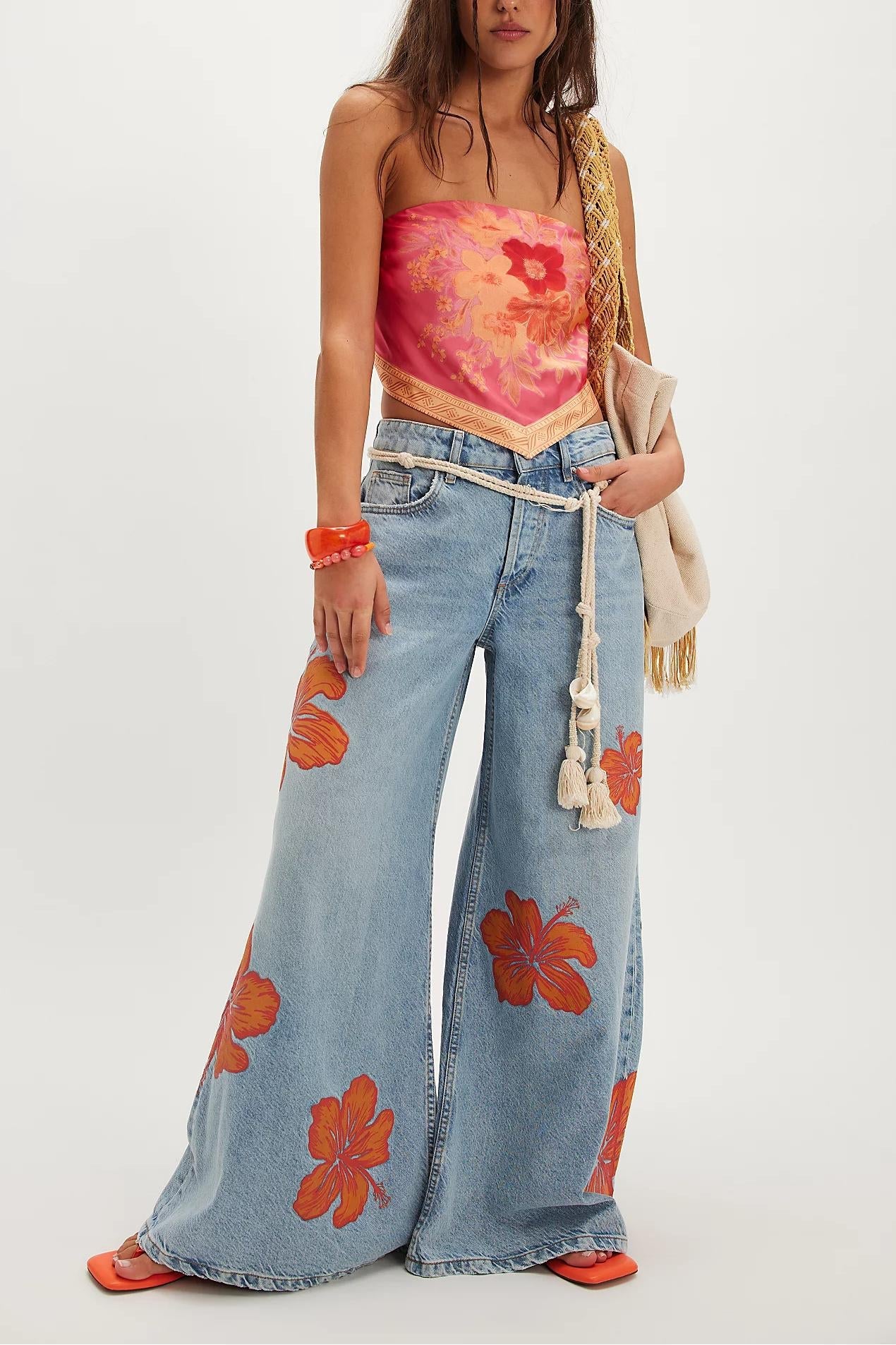 Vaqueros de pierna ancha Palisades