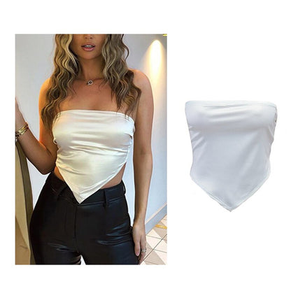 DressBetty - Backless Sleeveless Spaghetti Strap Halter Camis