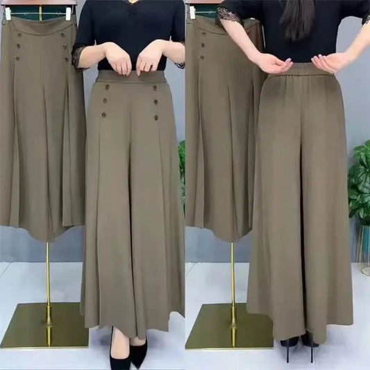 Elvira - Pantalones acampanados para mujer - Elegantes - Estilo moderno - Para ocasiones formales
