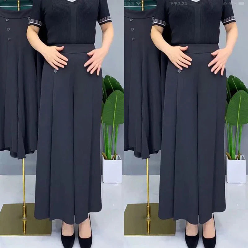 Elvira - Pantalones acampanados para mujer - Elegantes - Estilo moderno - Para ocasiones formales