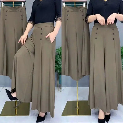 Elvira - Pantalones acampanados para mujer - Elegantes - Estilo moderno - Para ocasiones formales