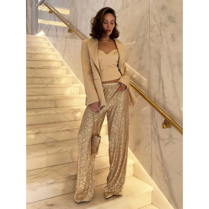 InsY2K Pearl Straight Mop Fall/Winter 2025 Pants