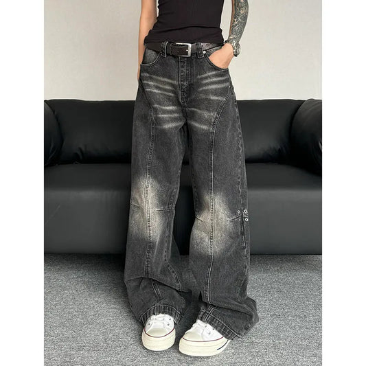 Women's Oversize Y2K Streetwear Denim Jeans