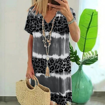 Casual Leopard Print Dress | Great for Everyday Wear