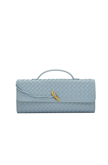 Woven Baguette Shoulder Bag Crossbody Bag