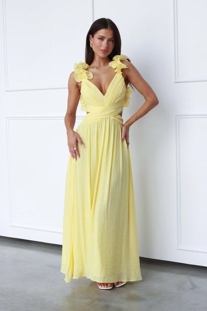 Lanae | Elegant Dress With Deep V-Neck