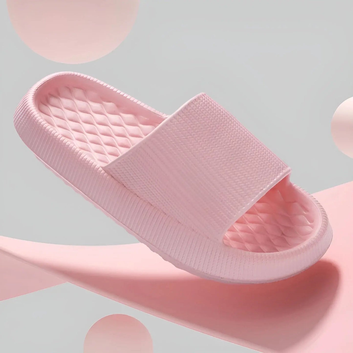 Pantuflas de plataforma Cloud Slide para mujer con acolchado suave | Ideales para el día a día
