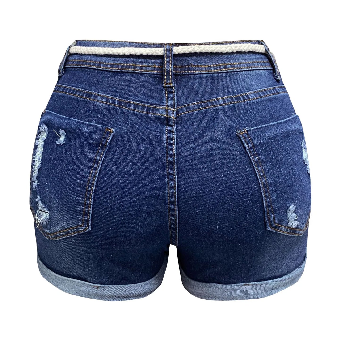 Summer Denim Women 2025 New High Waist Jeans Femme Aesthetic Casual Shorts