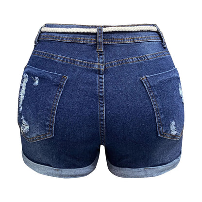 Summer Denim Women 2025 New High Waist Jeans Femme Aesthetic Casual Shorts
