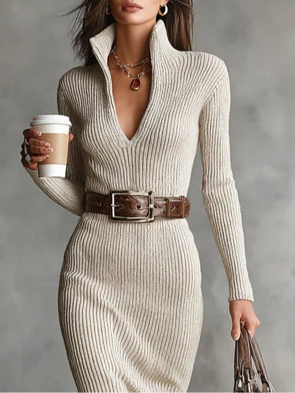 Clara | Elegant Knit Dress