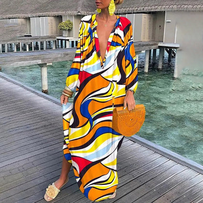 Vestido largo de verano para mujer | Ideal para primavera/verano