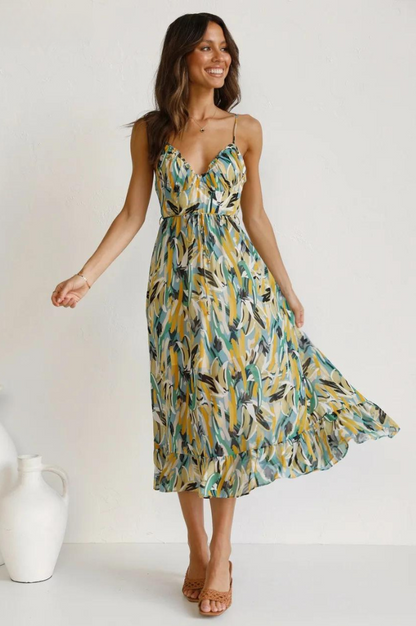 Ainsley - Lightweight Summer Midi Dress for Women