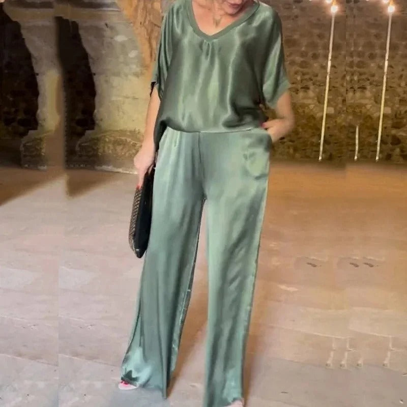 Naelani - Elegante conjunto de dos piezas para mujer