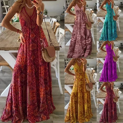 Sarah - Maxi Dress - Boho - Modern Style - Ideal for Summer