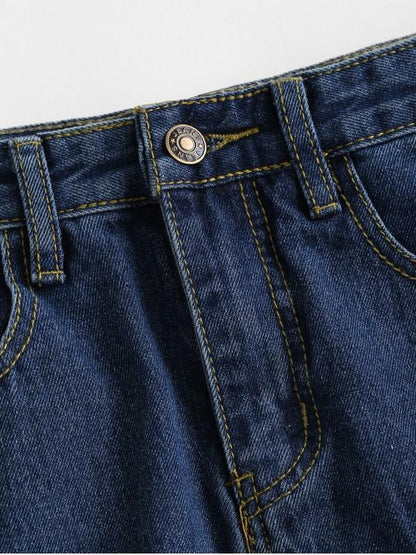 A Line Denim Skirt for Women