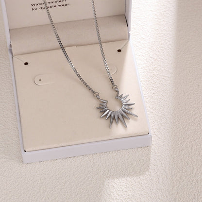 Vintage Style Gold Plated Sunflower Collar Necklace