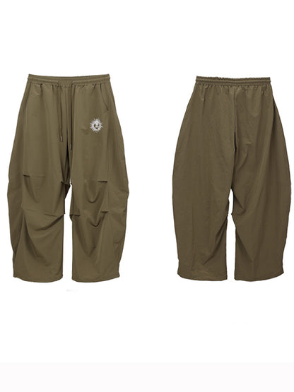 Street Loose Parachute Cargo Pants
