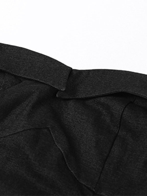 Solid Ruched Slim Bandeau Top