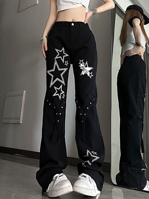 Slim Trendy Versatile Loose Flare Jeans