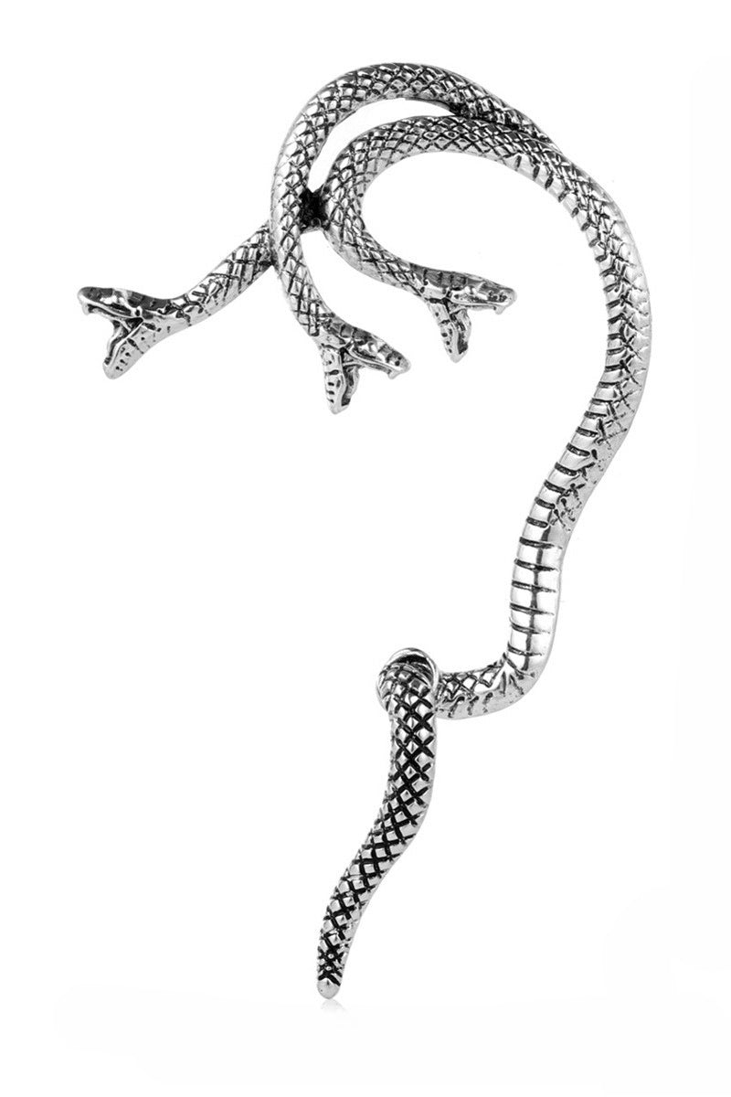 Gothic Dark Demon Metal Earrings
