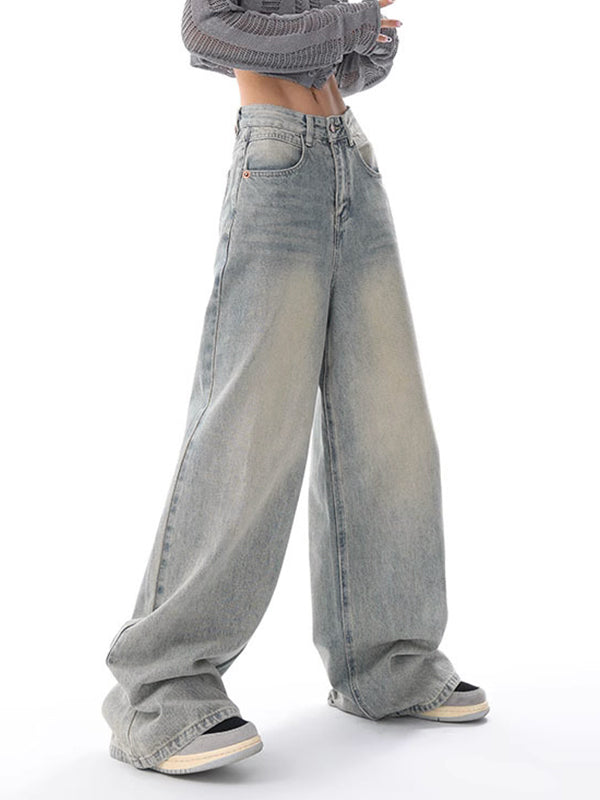 Vintage Light Wash High Rise Boyfriend Jeans