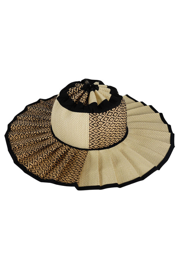 Stylish Foldable Sun-protective Woven Casual Straw Hat