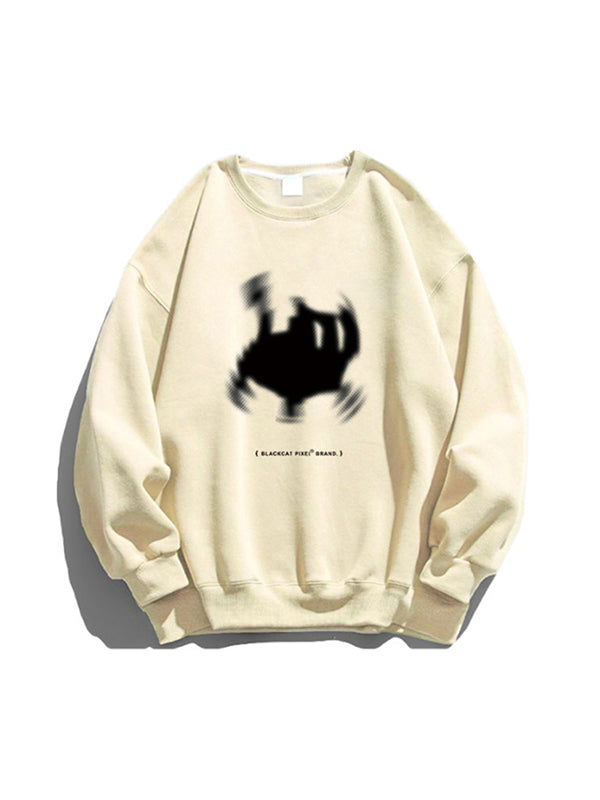 American Retro Kitten Round Neck Sweaters