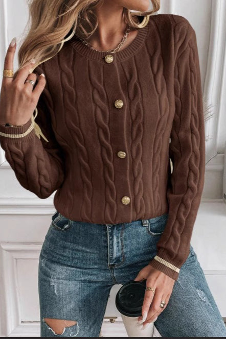 Elegant French Style Knit Sweater