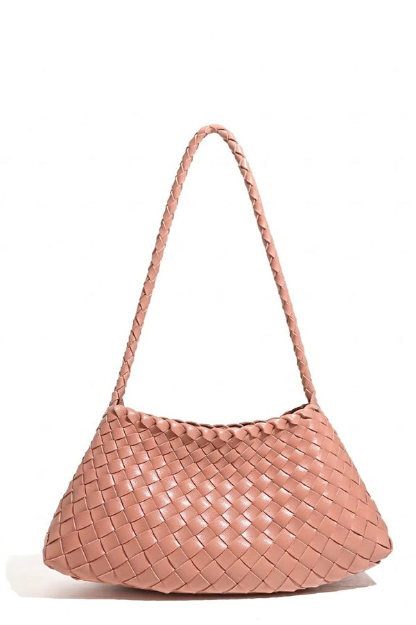 Hand-woven Vintage-style Underarm Shoulder Bag
