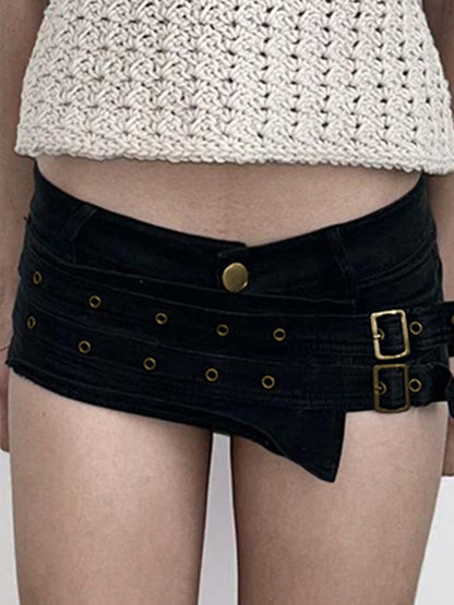 Vintage Low Waist Shorts