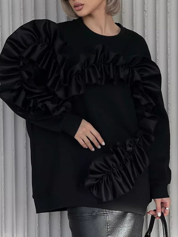 Love Lace Decorative Design Sense Sweatshirts