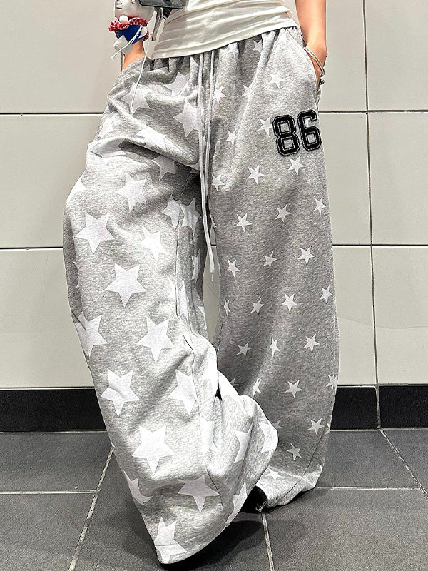 Retro Star All-Over Print Sweatpants