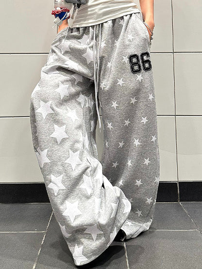 Retro Star All-Over Print Sweatpants