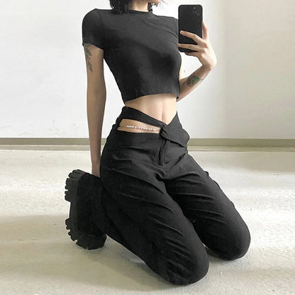 Punk Grunge Streetwear Pants