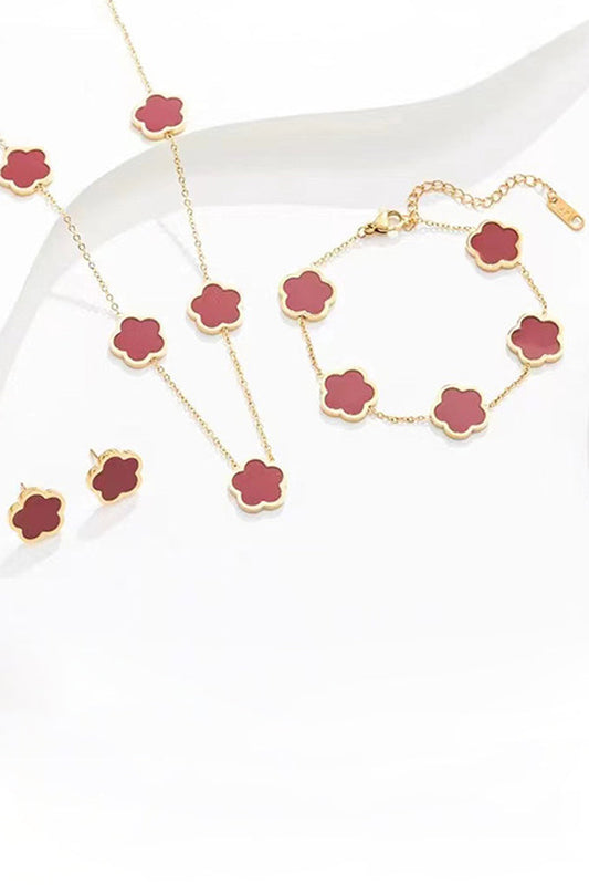 Exquisite Flower-shaped Versatile Metal Chain Jewelry