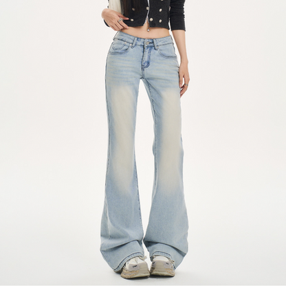 Low rise button zip-up pocket jeans | Baggy Low Rise Jeans  | Festival Outfits Women