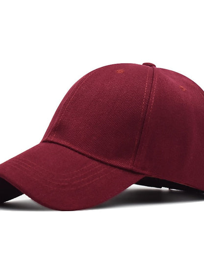 1pcs Unisex Cap Casual Solid Curved Sun Visor Baseball Cap Adjustable Snapback Hats For Women Men Hip Hop Cap Street Dad Hat for Women