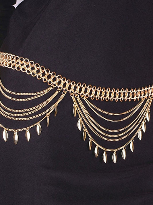 body chain Contemporary Street Pure Color Headwear for Women
