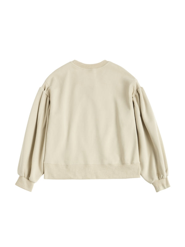 Solid Color Label Embellished Oversized Hoodie