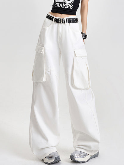 Loose-Fitting Straight Boyfriend Jeans