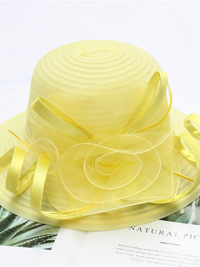 Hat Bucket Hat Sun Hat Light Pink Green Black Party Outdoor Dailywear Floral Floral Portable Windproof Comfort for Women