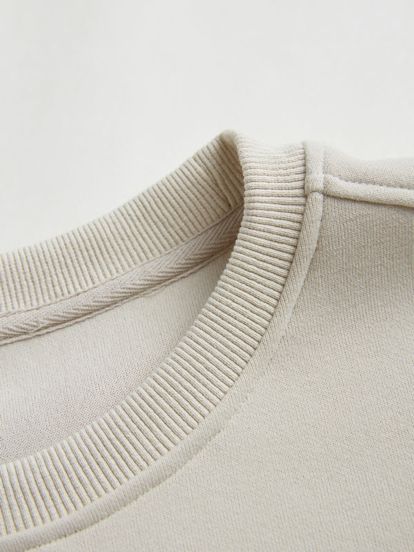Smile Print Pull Over Oversized Hoodie