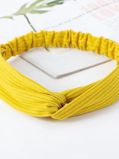 Women Twist Knotted Boho Stretchy Hair Bands Cross Turban for Women