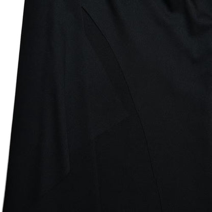 Flora Strapless Ruffle Maxi Dress in Black