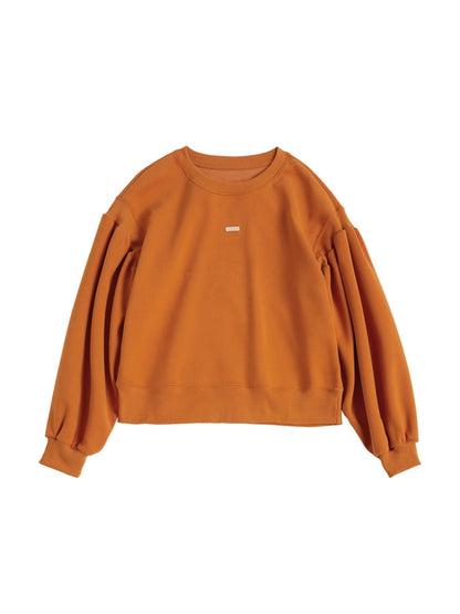 Solid Color Label Embellished Oversized Hoodie