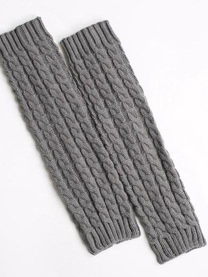 Leg Warmers Boot Cuffs Home Work Daily Solid Color Polyester Spandex Basic Casual Classic Warm Casual 1 Pair for Women